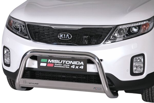 Frontbügel Edelstahl für KIA Sorento 2012 - 2015 63mm mit Gutachten Frontschutzbügel