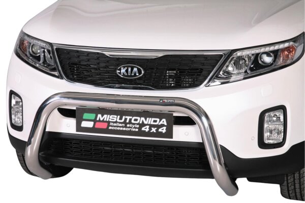 Frontbügel Edelstahl für KIA Sorento 2012 - 2015 76mm mit Gutachten Frontschutzbügel