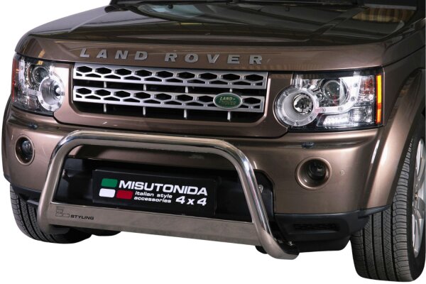 Frontbügel Edelstahl für Land Rover Discovery 4 2012 - 63mm mit Gutachten