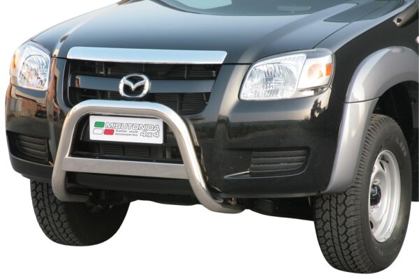 Frontbügel Edelstahl für Mazda BT 50 2007 - 2008 63mm mit Gutachten Frontschutzbügel