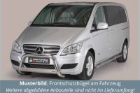Frontbügel Edelstahl für Mercedes Vito W639 Viano Bj.2010-14 Ø63mm mit Gutachten
