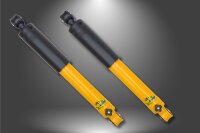 SPAX Stoßdämpfer härteverstellbar PSX für VW Caddy I 14D HINTEN HA gekürzt 120mm