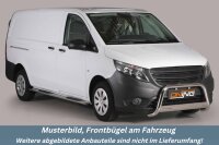 Frontbügel Edelstahl für Mercedes Vito W447 Viano Bj. 2015- Ø63mm mit Gutachten