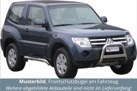Frontbügel Edelstahl für Mitsubishi Pajero 2007 - 2014 63mm mit Gutachten