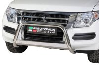 Frontbügel Edelstahl für Mitsubishi Pajero 2015 - 63mm mit Gutachten Frontschutzbügel