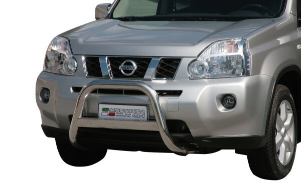 Frontbügel Edelstahl für Nissan X-Trail 2007 - 2010 63mm mit Gutachten Frontschutzbügel