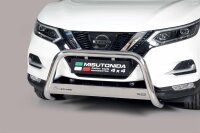 Frontbügel Edelstahl für Nissan Qashqai J11 2014 - 63mm mit Gutachten Frontschutzbügel
