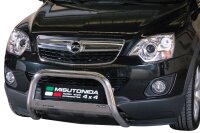 Frontbügel Edelstahl für Opel Antara 2011 - 63mm mit Gutachten Frontschutzbügel