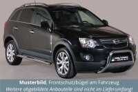 Frontbügel Edelstahl für Opel Antara 2011 - 63mm mit Gutachten Frontschutzbügel
