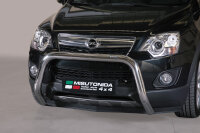 Frontbügel Edelstahl für Opel Antara 2011 - 76mm mit Gutachten Frontschutzbügel