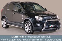 Frontbügel Edelstahl für Opel Antara 2011 - 76mm mit Gutachten Frontschutzbügel