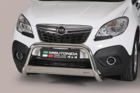 Frontbügel Edelstahl für Opel Mokka 2012 - 2016 Ø63mm mit Gutachten Frontschutzbügel