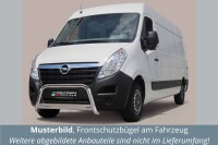 Frontbügel Edelstahl für Opel MOVANO B 2010-2019 Ø63mm mit Gutachten Frontschutzbügel