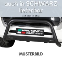 Frontbügel Edelstahl für Opel MOVANO B 2010-2019 Ø63mm mit Gutachten Frontschutzbügel