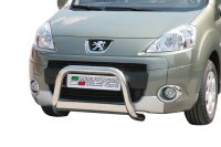 Frontbügel Edelstahl für Peugeot Partner 2008 - 2015 63mm mit Gutachten Frontschutzbügel