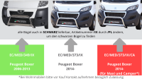 Frontbügel Edelstahl für Peugeot Boxer 2006-2014 63mm mit ABE Frontschutzbügel