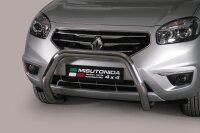Frontbügel Edelstahl für Renault Koleos 2011 - 76mm mit Gutachten Frontschutzbügel