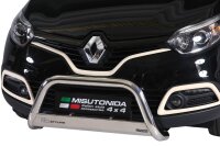 Frontbügel Edelstahl für Renault Captur 2013 - Ø63mm mit Gutachten Frontschutzbügel