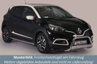 Frontbügel Edelstahl für Renault Captur 2013 - Ø63mm mit Gutachten Frontschutzbügel