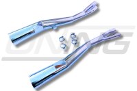 MARVING Auspuff paar "Master" verchromt für Suzuki GSX 550 E GN71D