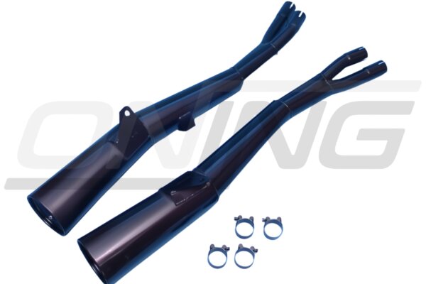 MARVING Auspuff paar "Master" schwarz für Suzuki GSX 550 E ES EF GN71D