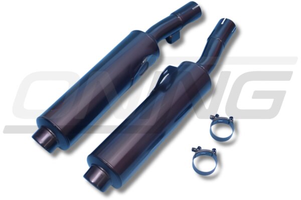 MARVING Auspuff paar "Master" schwarz für Suzuki GSX 600 F GN72B