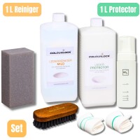 COLOURLOCK Glattleder Pflegeset mit 1L Leder Protector...