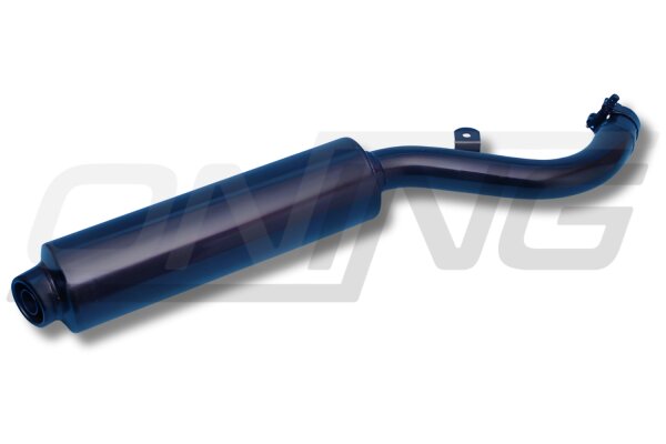 MARVING Auspuff "Enduro EDR" schwarz lackiert für GILERA RC 600