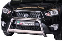 Frontbügel Edelstahl für Ssangyong Actyon Sports 2012 - 63mm mit Gutachten