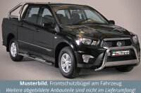 Frontbügel Edelstahl für Ssangyong Actyon Sports 2012 - 63mm mit Gutachten