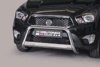 Frontbügel Edelstahl für Ssangyong Actyon Sports 2012 - 63mm mit Gutachten