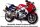 MARVING Auspuff oval untenliegend Alu/gebürstet für HONDA CBR 900 RR SC33 96-99