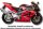 MARVING Auspuff oval untenliegend Alu/gebürstet für HONDA CBR 900 RR SC44 SC50 00-03