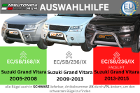 Frontbügel Edelstahl für Suzuki Grand Vitara JT 2005 -2008 76mm mit Gutachten