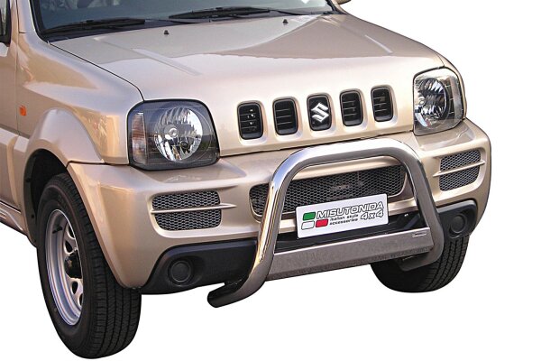 Frontbügel Edelstahl für Suzuki Jimny FJ Bj.2005 - 2011 Ø63mm mit Gutachten