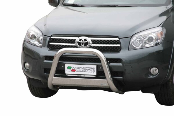 Frontbügel Edelstahl für Toyota Rav 4 2006 - 2008 63mm mit Gutachten Frontschutzbügel