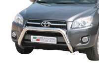 Frontbügel Edelstahl für Toyota Rav 4 2009 - 2009 76mm mit Gutachten Frontschutzbügel