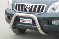 Frontbügel Edelstahl für Toyota Land Cruiser J12 Prado 120 125 2002-09 76mm mit Gutachten