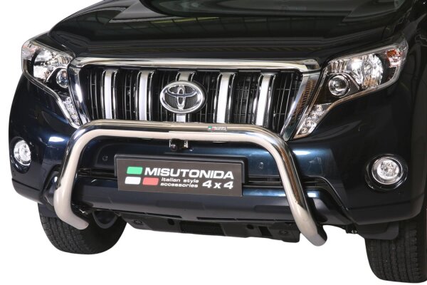 Frontbügel Edelstahl für Toyota Land Cruiser J15 150 2014 - 2017 76mm mit Gutachten