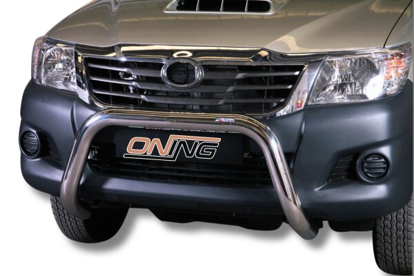 Frontbügel Edelstahl für Toyota Hilux 2011 - 2016 76mm mit ABE Frontschutzbügel