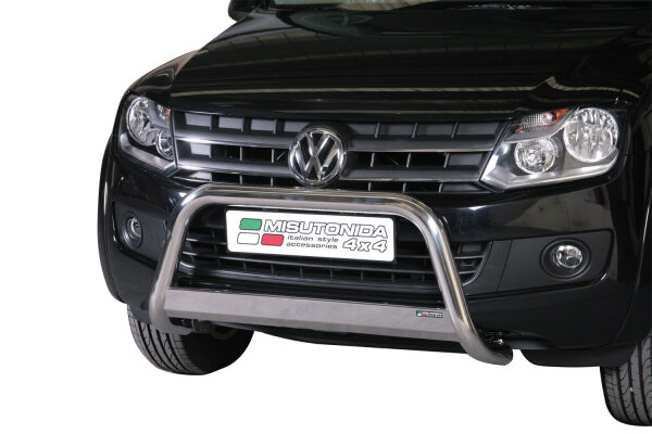 Frontbügel Edelstahl für VW Amarok Trendline 2010 - 63mm mit Gutachten Frontschutzbügel