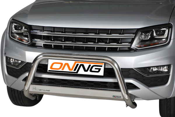 Frontbügel Edelstahl für VW Amarok Highline 2010- & V6 2016- Ø63mm mit Gutachten