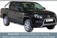 Frontbügel Edelstahl für VW Amarok Highline 2010- & V6 2016- Ø63mm mit Gutachten