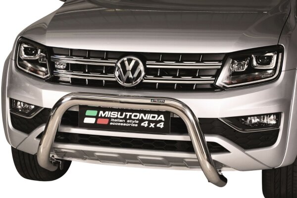 Frontbügel Edelstahl für VW Amarok Highline 2010 - V6 2016 - 76mm mit Gutachten