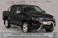 Frontbügel Edelstahl für VW Amarok Highline 2010 - V6 2016 - 76mm mit Gutachten