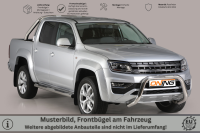 Frontbügel Edelstahl für VW Amarok Highline 2010 - V6 2016 - 76mm mit Gutachten
