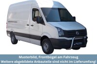Frontbügel Edelstahl für VW Crafter 2011 - 2016 Ø63mm mit Gutachten Frontschutzbügel