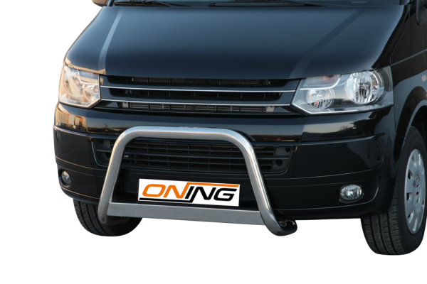 Frontbügel Edelstahl für VW T5 2010 - Ø63mm mit Gutachten Frontschutzbügel