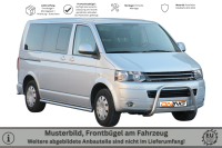 Frontbügel Edelstahl für VW T5 2010 - Ø63mm mit Gutachten Frontschutzbügel