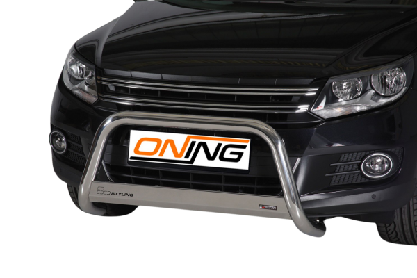 Frontbügel Edelstahl für VW Tiguan 5N Bj. 2011 - 2015 Ø63mm mit Gutachten Frontschutzbügel